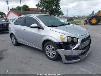  Salvage Chevrolet Sonic