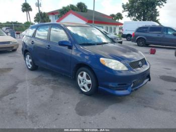  Salvage Toyota Matrix