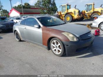  Salvage INFINITI G35