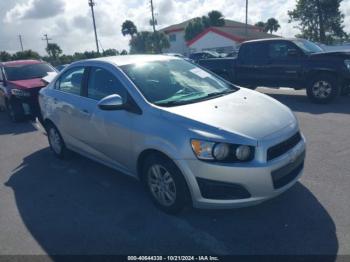  Salvage Chevrolet Sonic