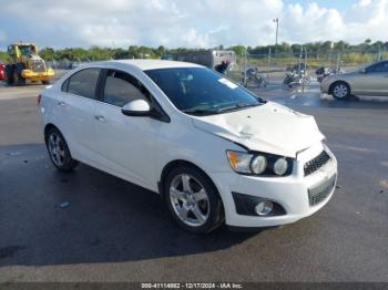  Salvage Chevrolet Sonic