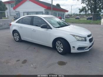  Salvage Chevrolet Cruze