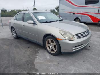  Salvage INFINITI G35