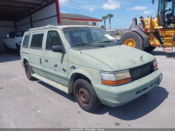  Salvage Plymouth Voyager