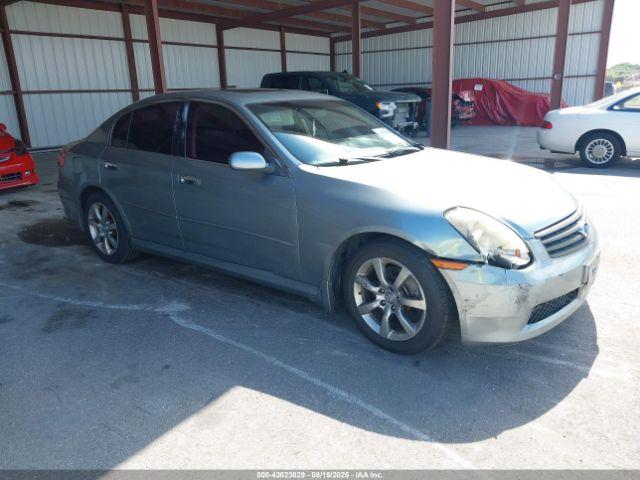  Salvage INFINITI G35